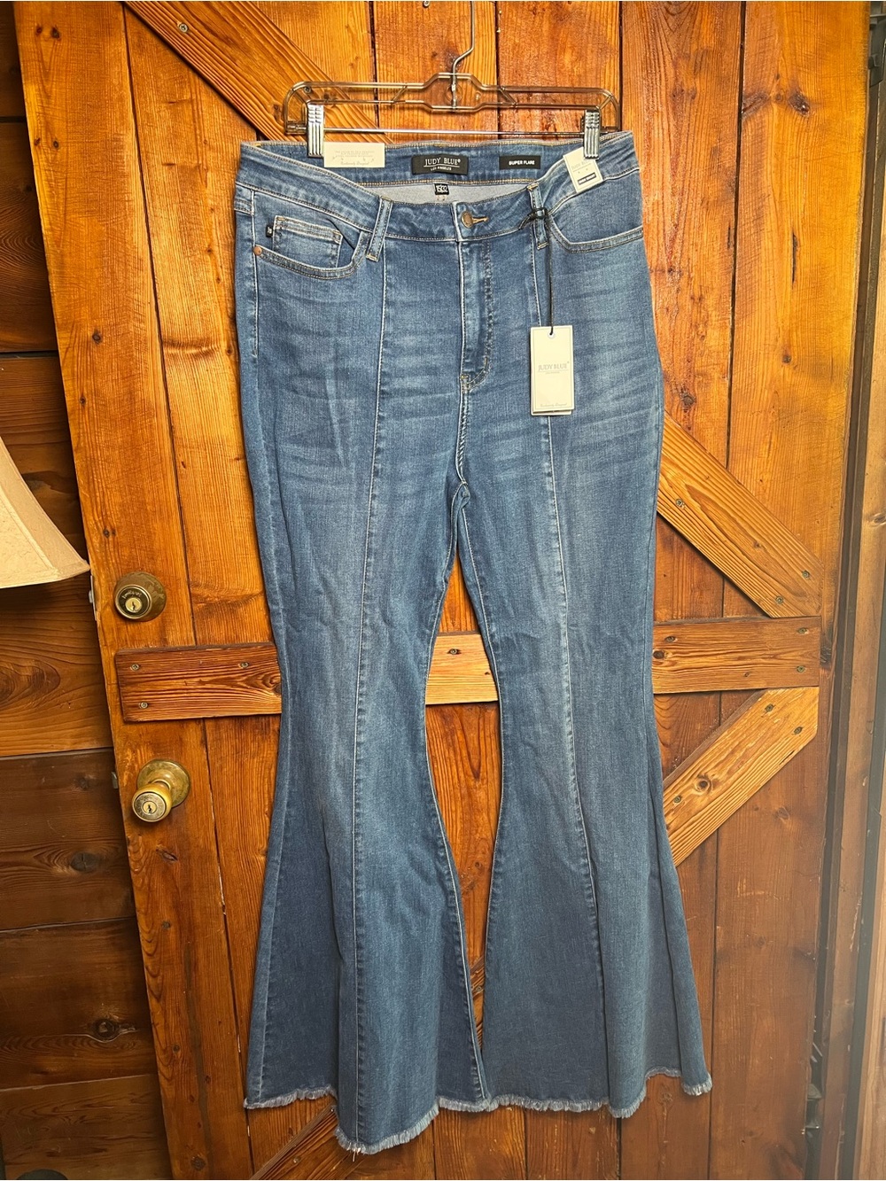 Judy Blue Medium Blue High-Rise Flare Jeans